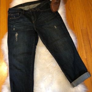 Distressed crop jeans by JLO!